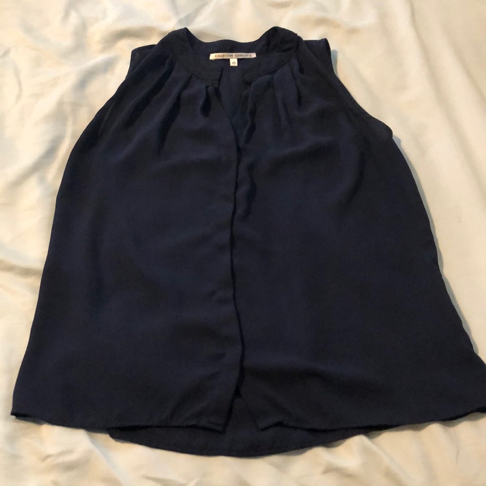 Collective concepts sleeveless blouse